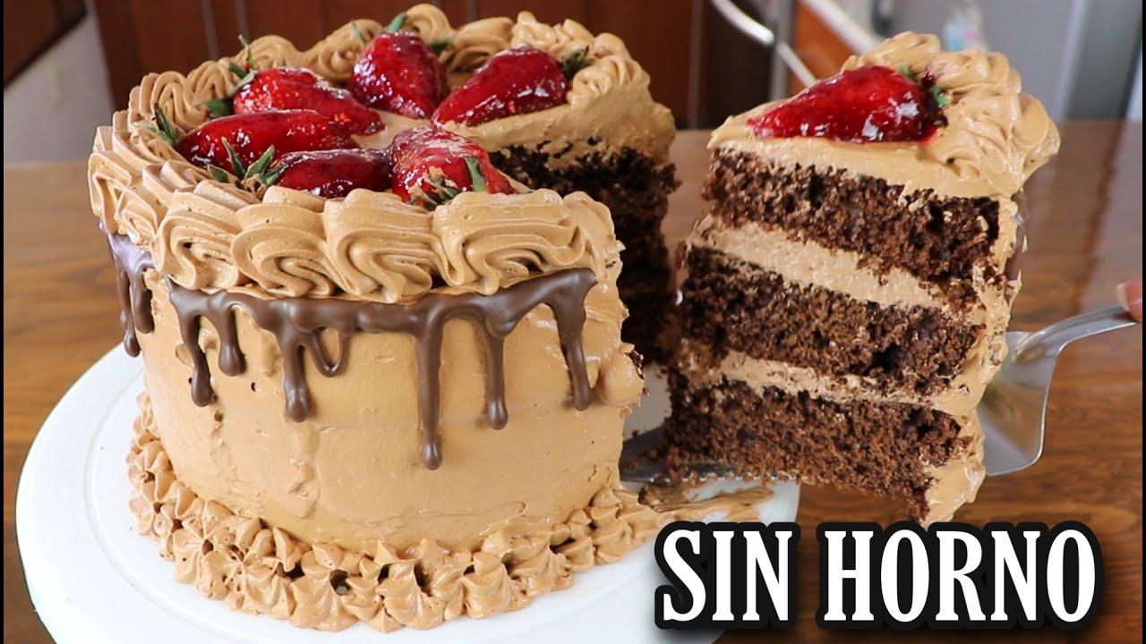 PASTEL DE MOKA sin horno (receta fácil y rápida) paso a paso