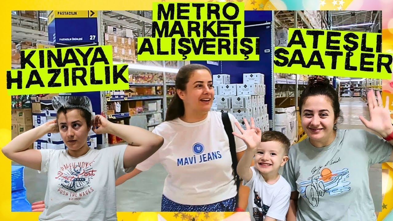 Metro Market Mini Alışveriş🤩 Komşumla Kınaya Gittik😇 EFSO Kahvaltı Mekanı😍 Kışlık Biber Domates