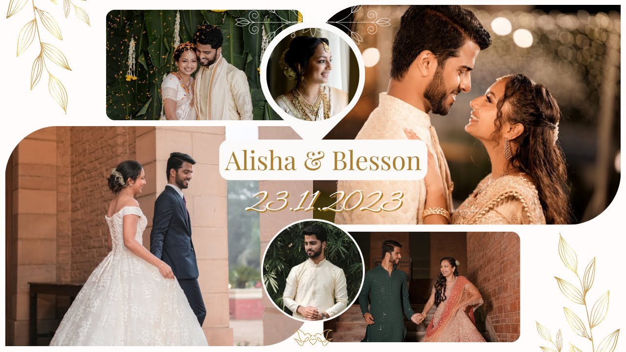 Alisha & Blesson - Wedding Highlight | 23.11.2023 |#BlessedWithAli