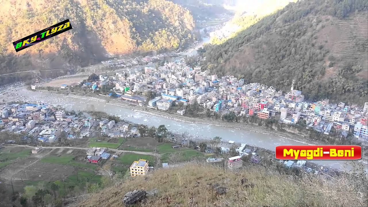Beni bazar Myagdi district l beautiful place of nepal l Beni nagarpalika myagdi