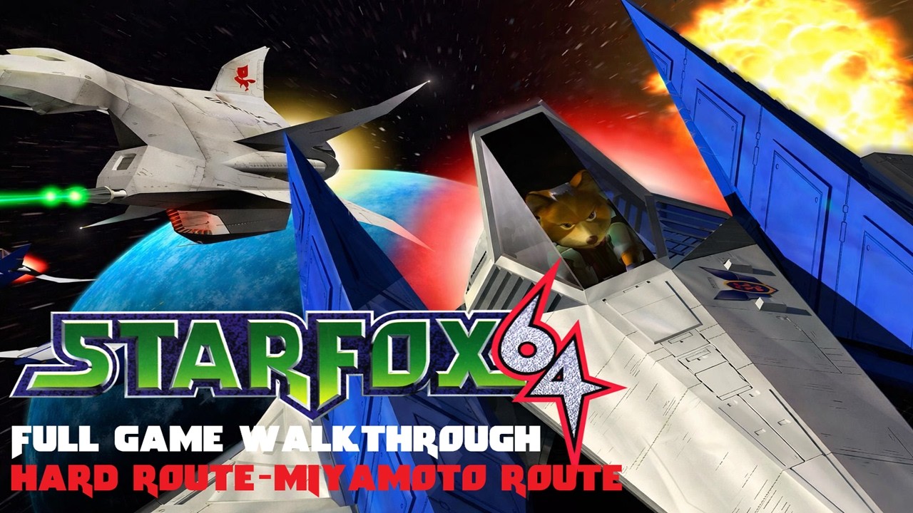 STAR FOX 64 - Miyamoto's Route - Full Game Walkthrough