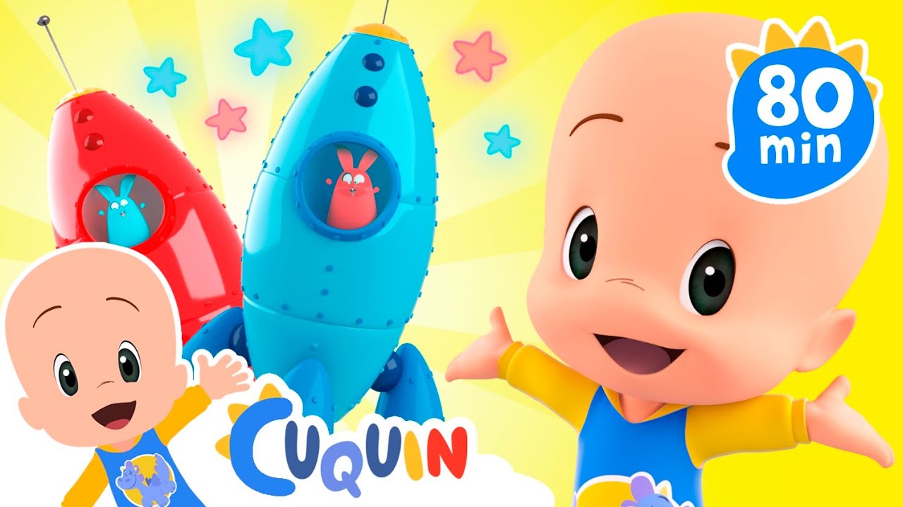 ¡Cohetes de colores! 🚀 Aprende y diviértete con Cuquín y sus globos | Vídeos educativos para bebés