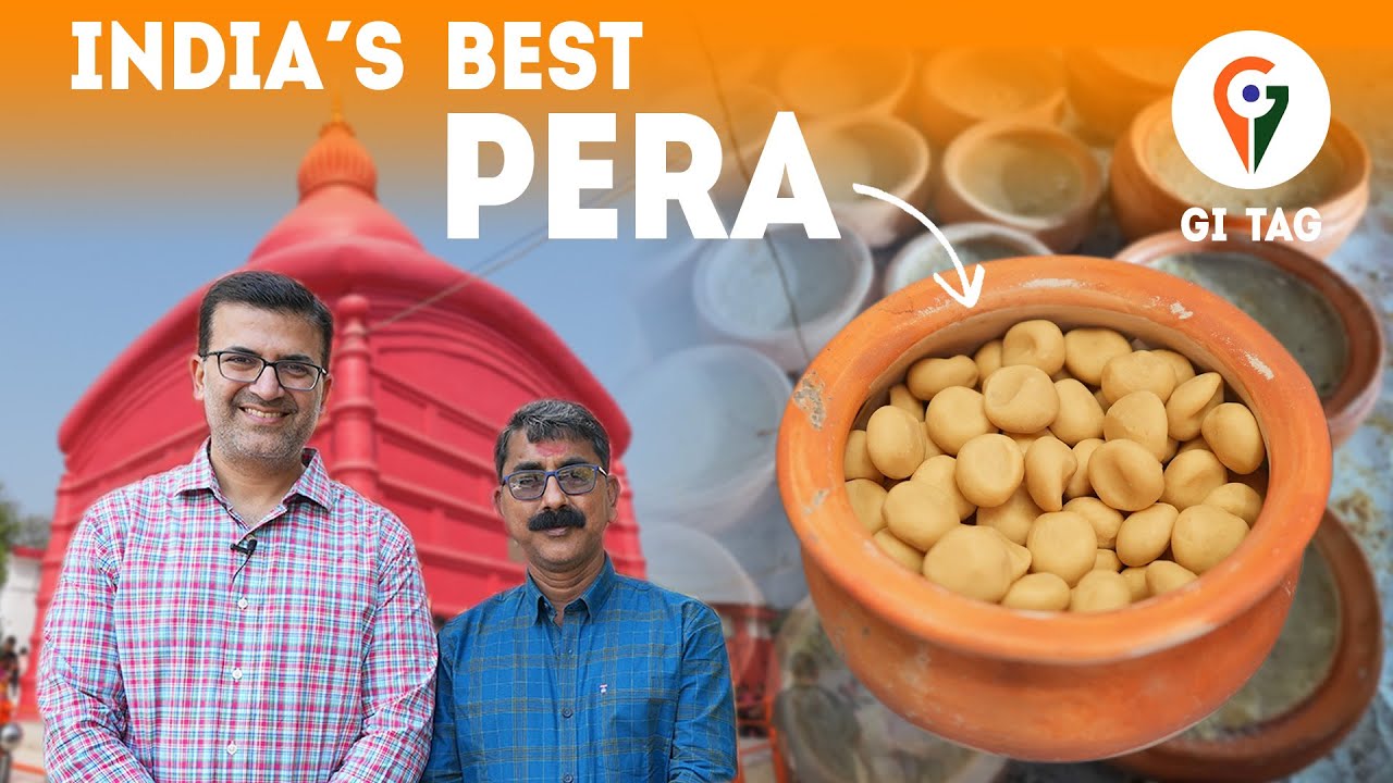 GI Tag INDIA'S BEST PERA Prasad Making & Tasting at MATABARI TEMPLE in Udaipur, TRIPURA I Mishti DOI