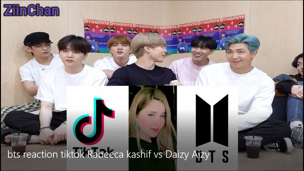 BTS reaction tiktok | Rabeeca kashif vs Daizy Aizy-ZiinChan