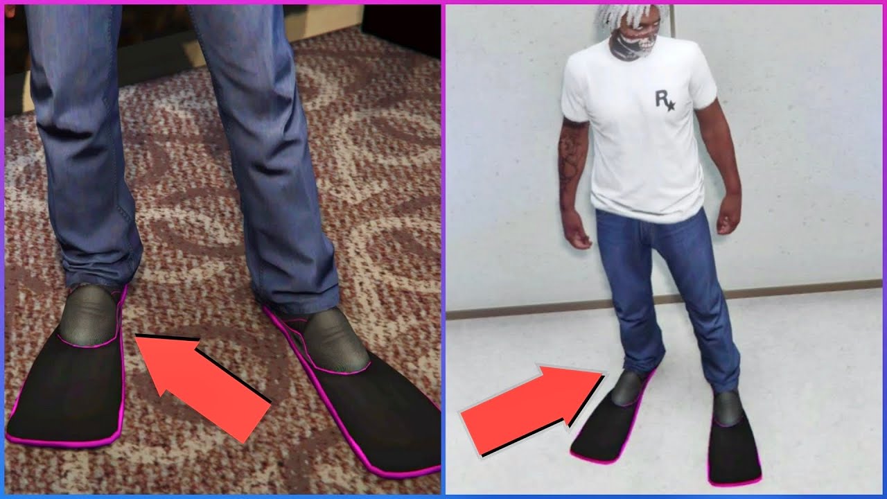 *SOLO* TAUCHERFLOSSEN AUF JEDES OUTFIT GLITCHEN IN GTA 5 ONLINE |