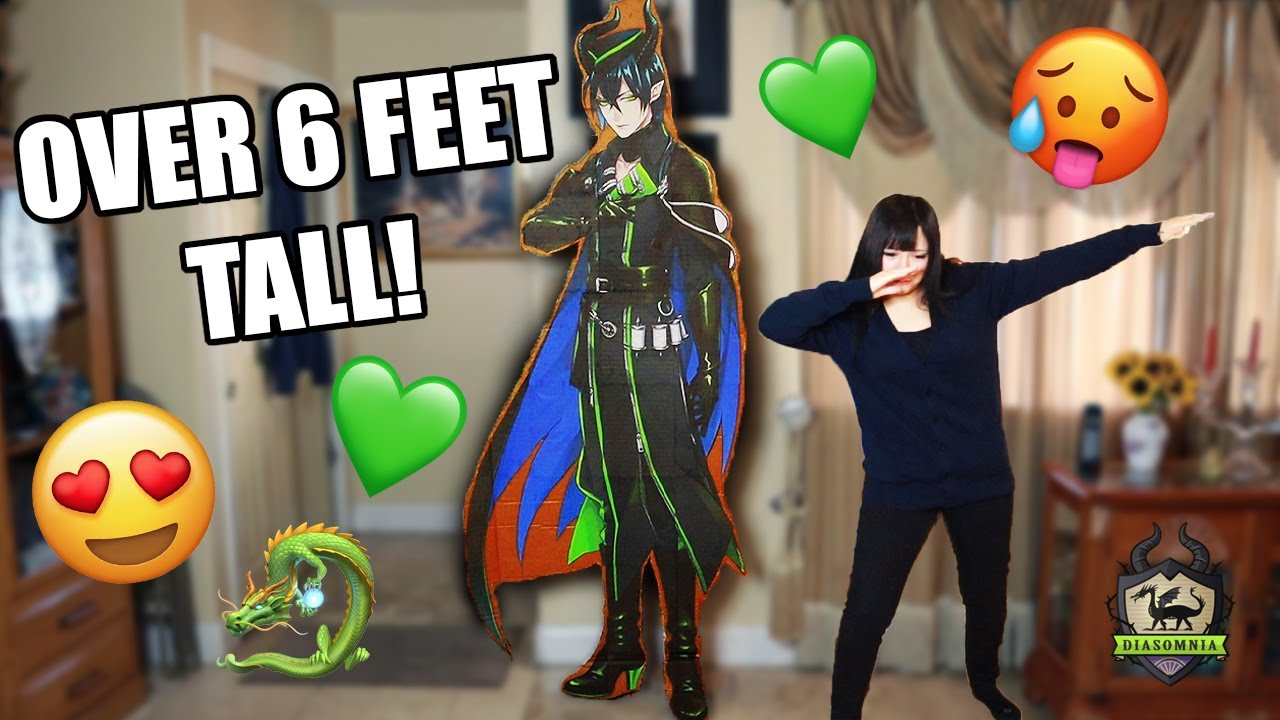 I Made An Accurate to Scale Malleus Draconia Cardboard Cutout 🖤🐉💚 Twisted Wonderland ツイステッドワンダーランド