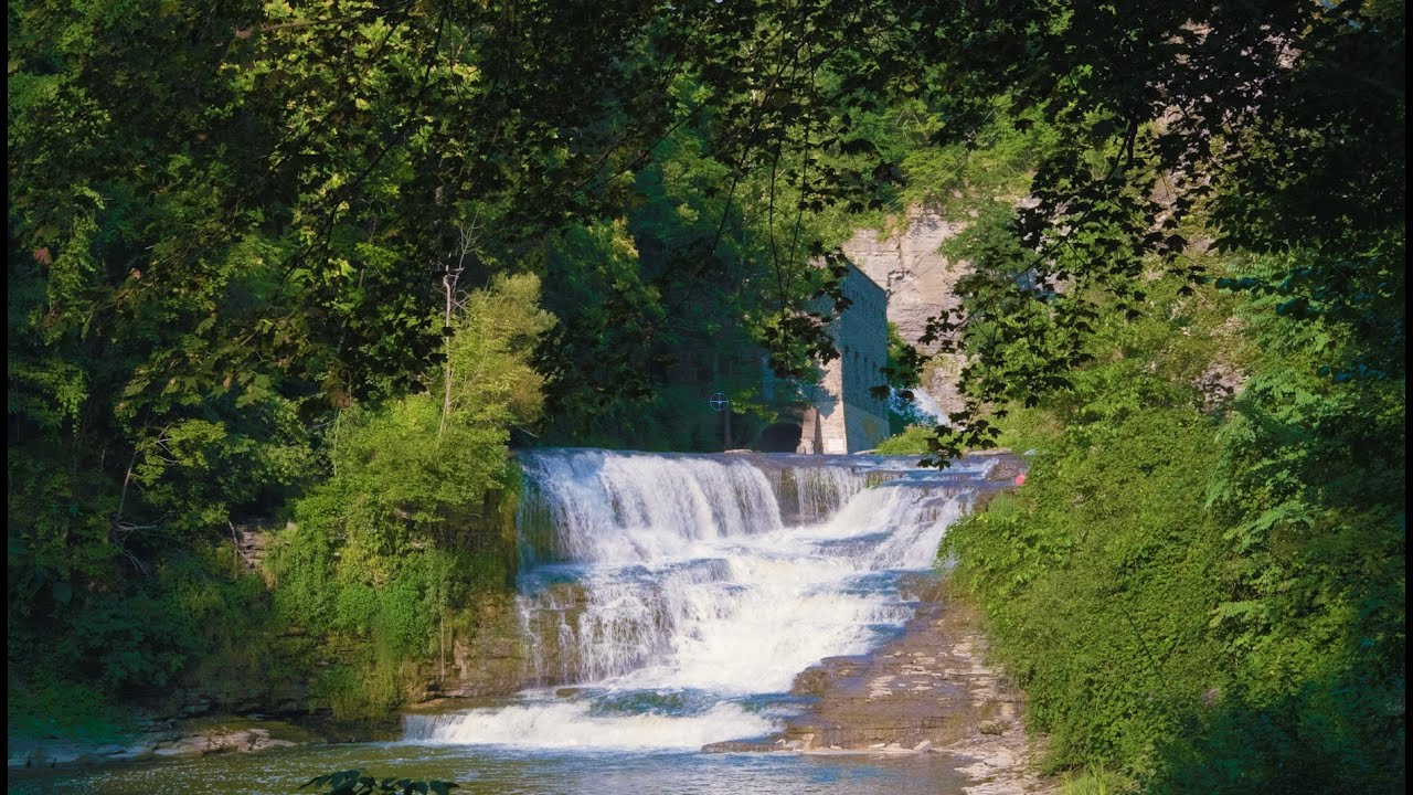 Cornell Walks first video. From Beebe Lake to Horseshoe Falls.