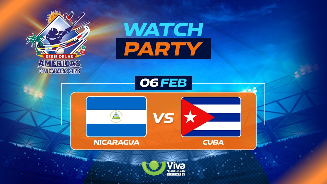 Nicaragua vs. Cuba - [Serie de las Américas | Watch Party] - [06/02/2026]