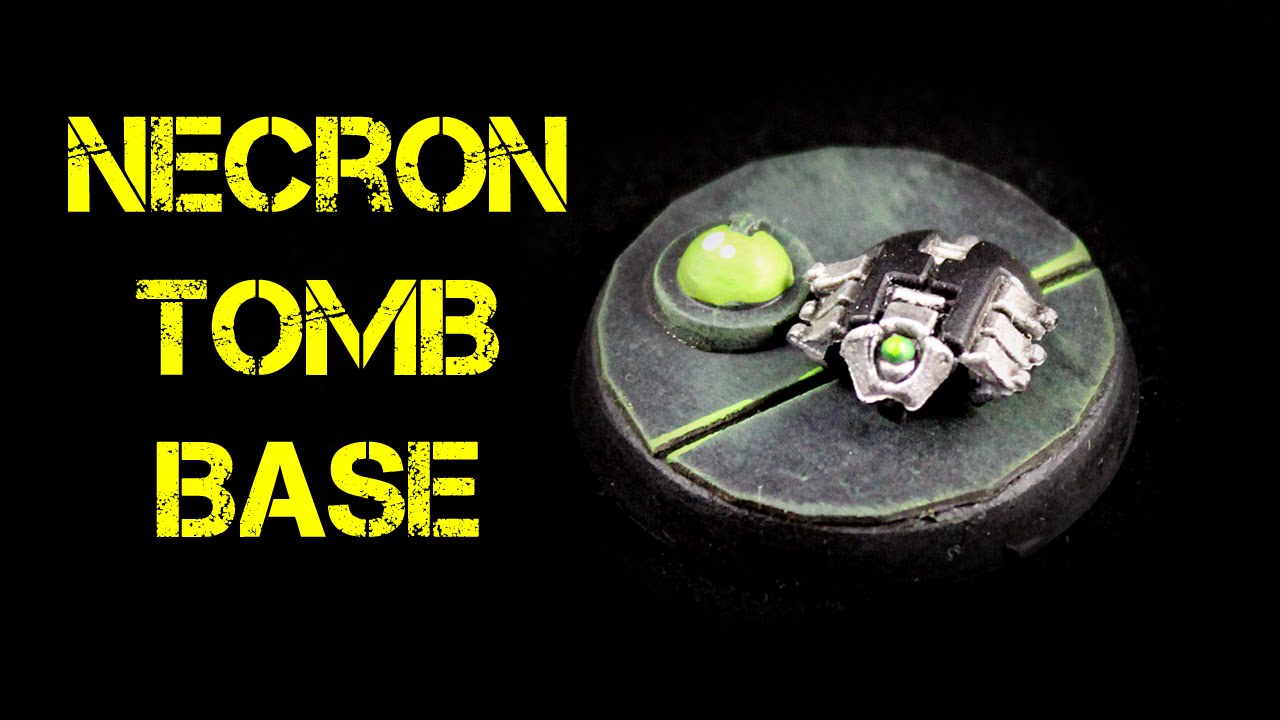 How to Create a Necron Tomb Base (One)