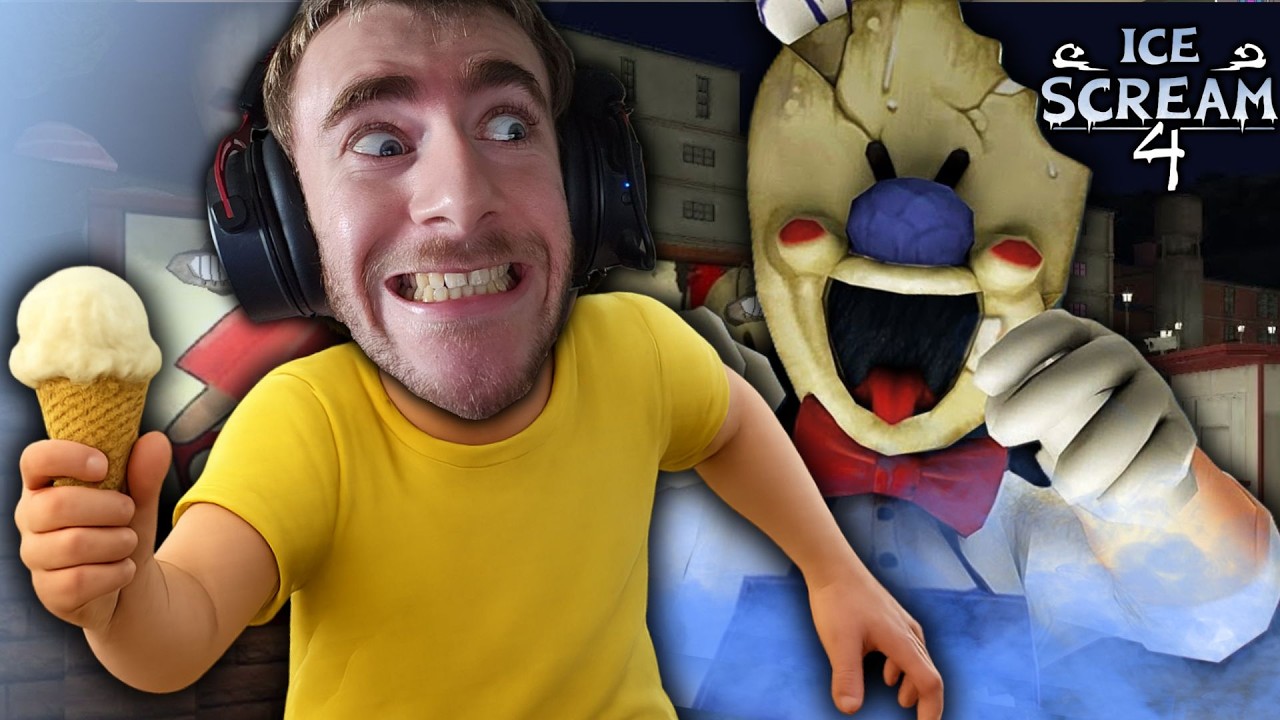 SCAPPO DALLA FABBRICA DEL GELATAIO !!! | ICE SCREAM 4 GAMEPLAY ITA |