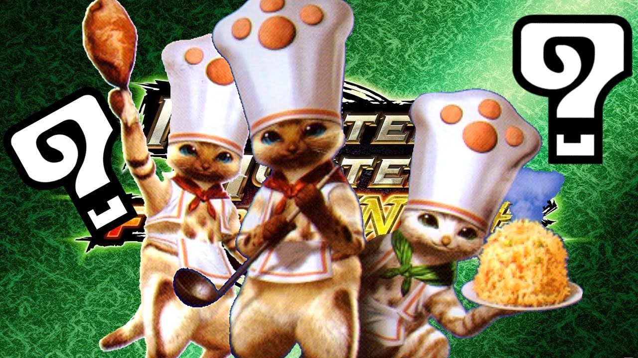 Monster Hunter Freedom Unite - Gatos de Cozinha, os Felyne Chefs - O qu&ecirc;, como e para qu&ecirc;?
