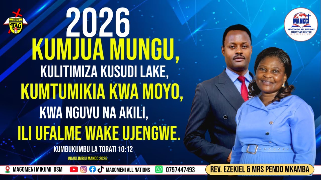 KARIBU IBADA YA TATU  | MANCC | 01ST FEB 2026