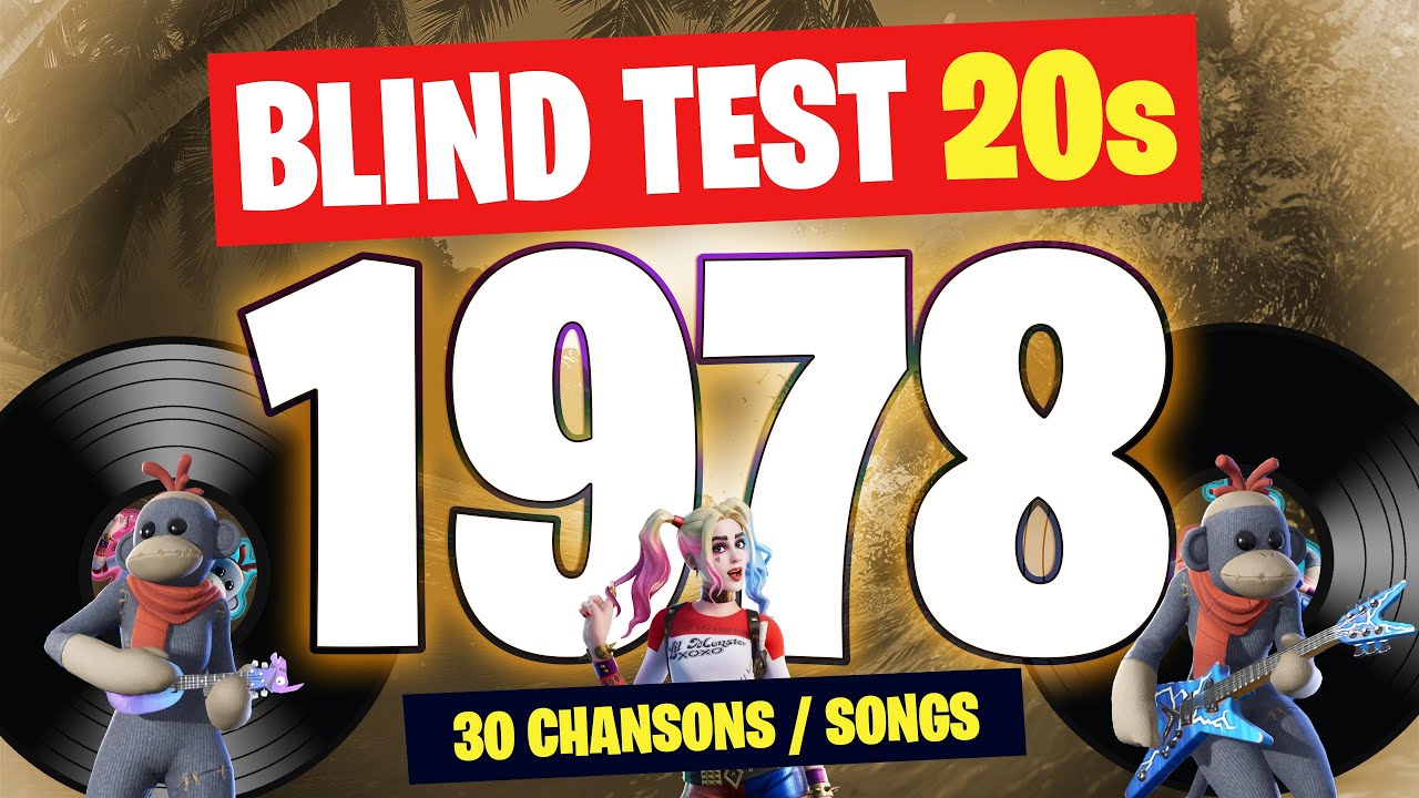 BlindTest 1978 : 30 extraits de chansons, devinez artiste & titre de la #chanson