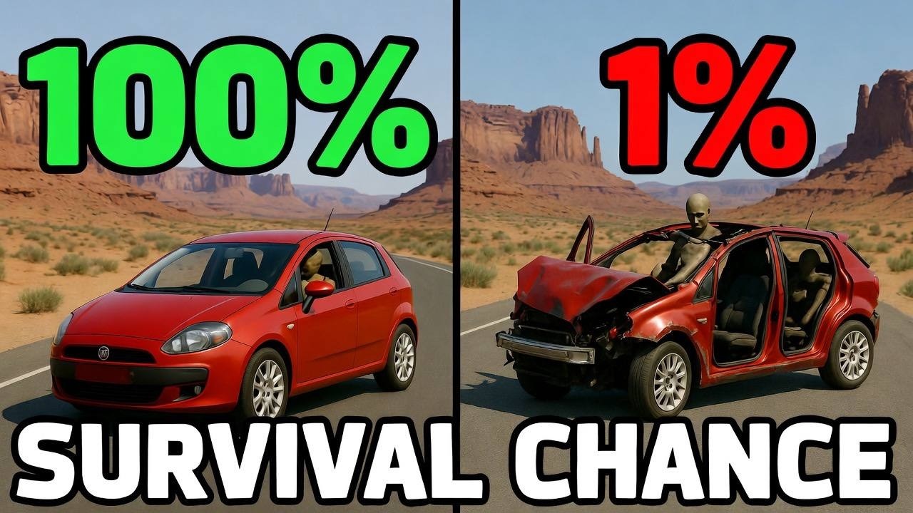 Realistic Survival Chance Crashes | BeamNG.drive Compilation