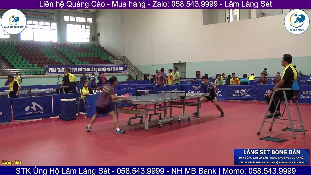 Tuấn Hoàng Bóng Bàn vs Đinh Anh Hoàng | Bán Kết Đồng Đội - Giải Các Đội Mạnh Toàn Quốc 2023