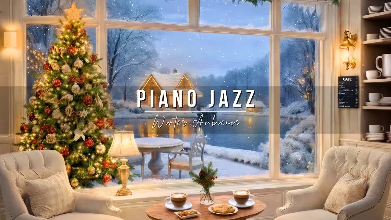 Ambiente Café Jazz Inverno | Música para Estudo & Jazz Instrumental de Piano para Foco Profundo 🎶