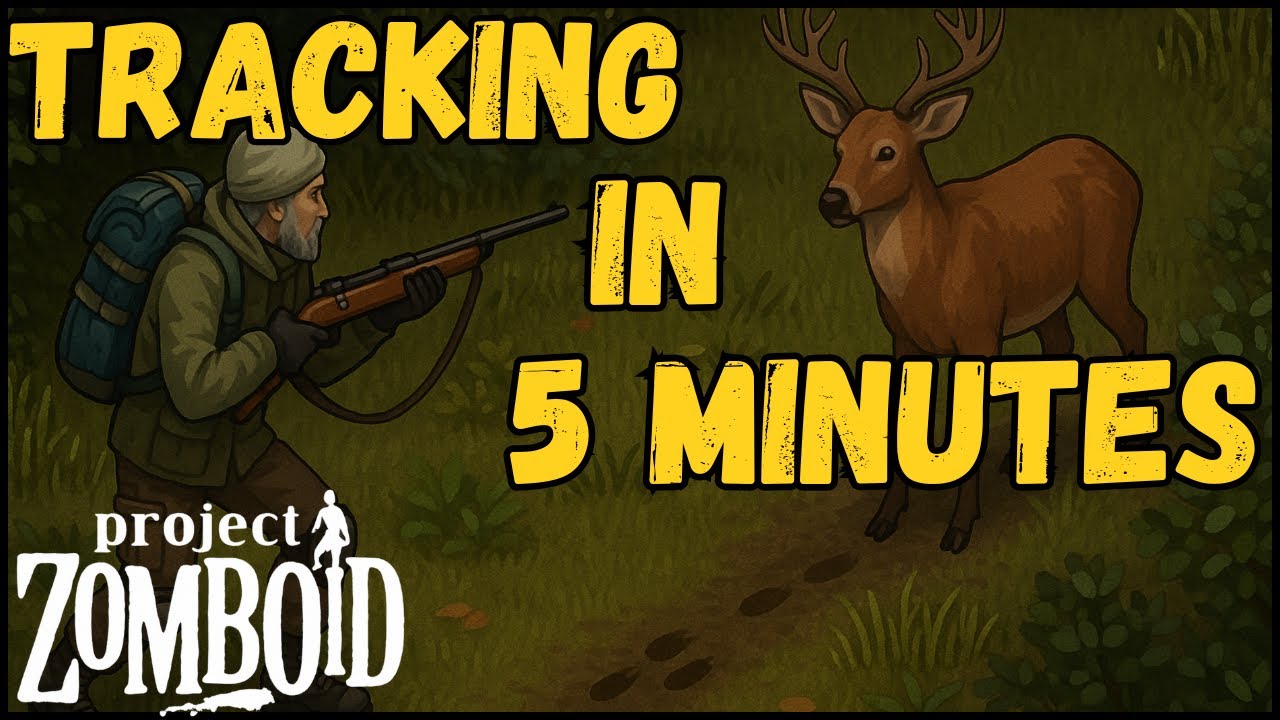 КАК: выследить и охотиться на оленей за 5 МИНУТ &ndash; Project Zomboid Build 42