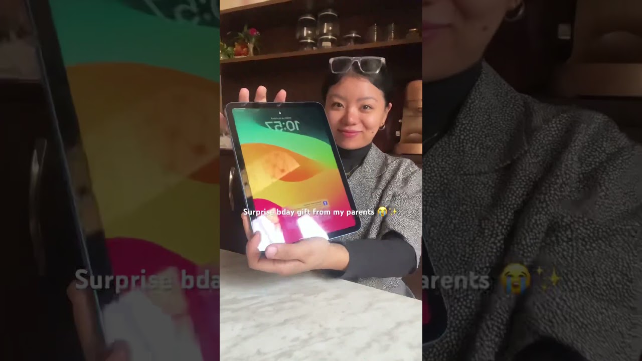 Surprise birthday gift from my parents 😭 #surprisegift #unboxing #ipad #ipaddrawing