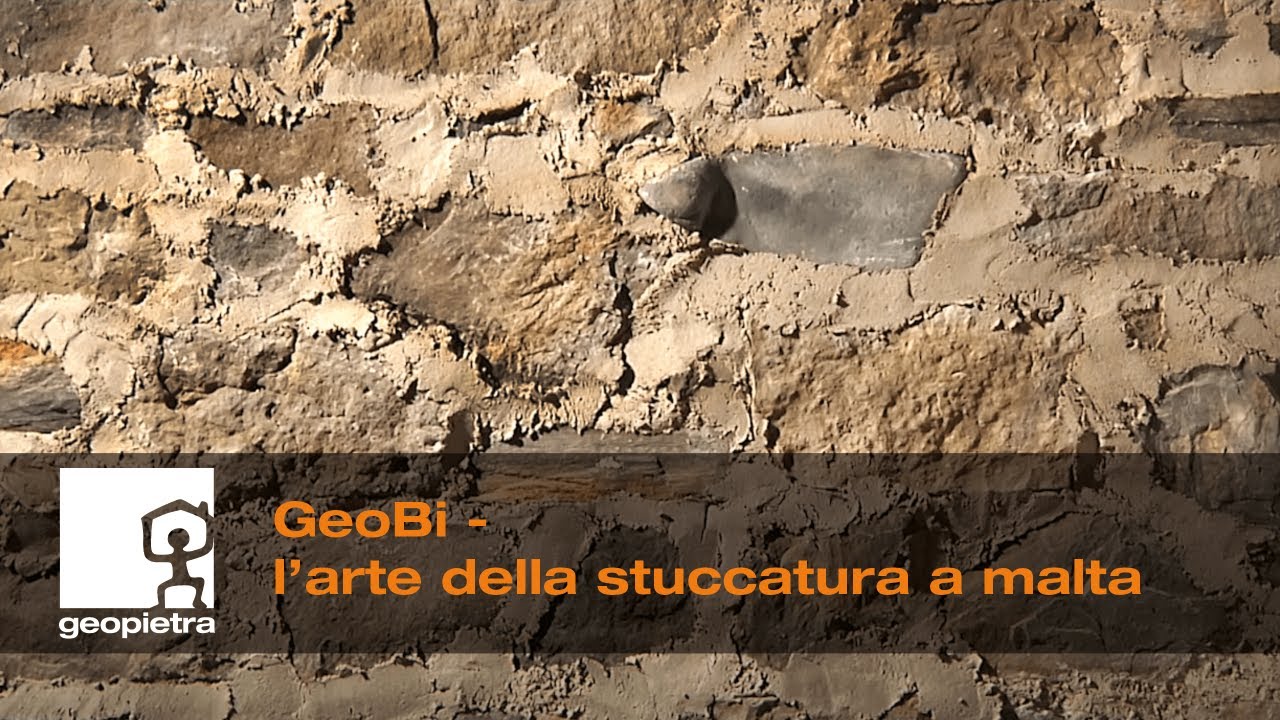 GEOPIETRA® - GeoBi e l’arte della stuccatura a malta - Official Video 🇮🇹