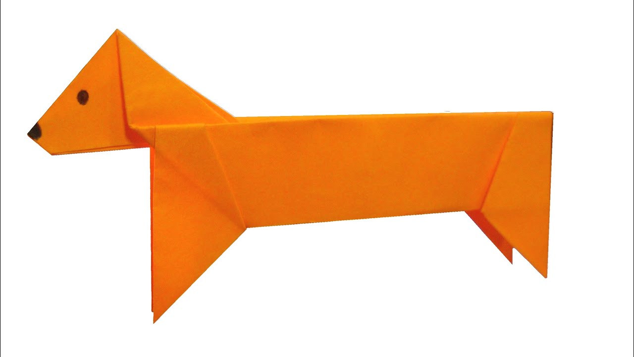 Origami Dachshund