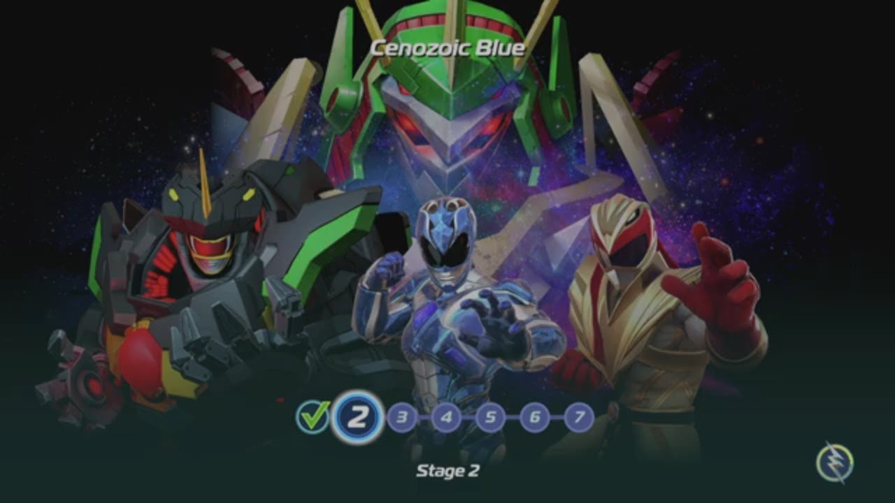 Power Rangers - Battle for The Grid Cenozoic Blue Ranger,Trini,Ryu In Arcade Mode