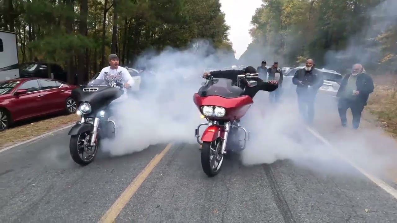 (WILD FOOTAGE) Motorcycle rally Maxton N.C. 2022