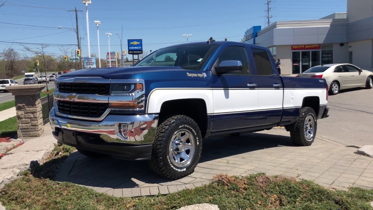 VEHICLE SOLD!  Cheyenne Super BIG 10 Retro 2018 Chevy Silverado 1500 LT Dbl Cab Roy Nichols Motors