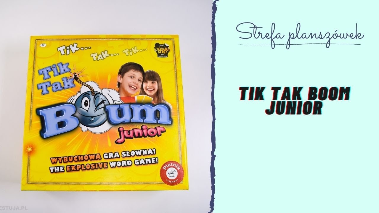TIK TAK BUM JUNIOR - Wystrzałowa gra słowna!