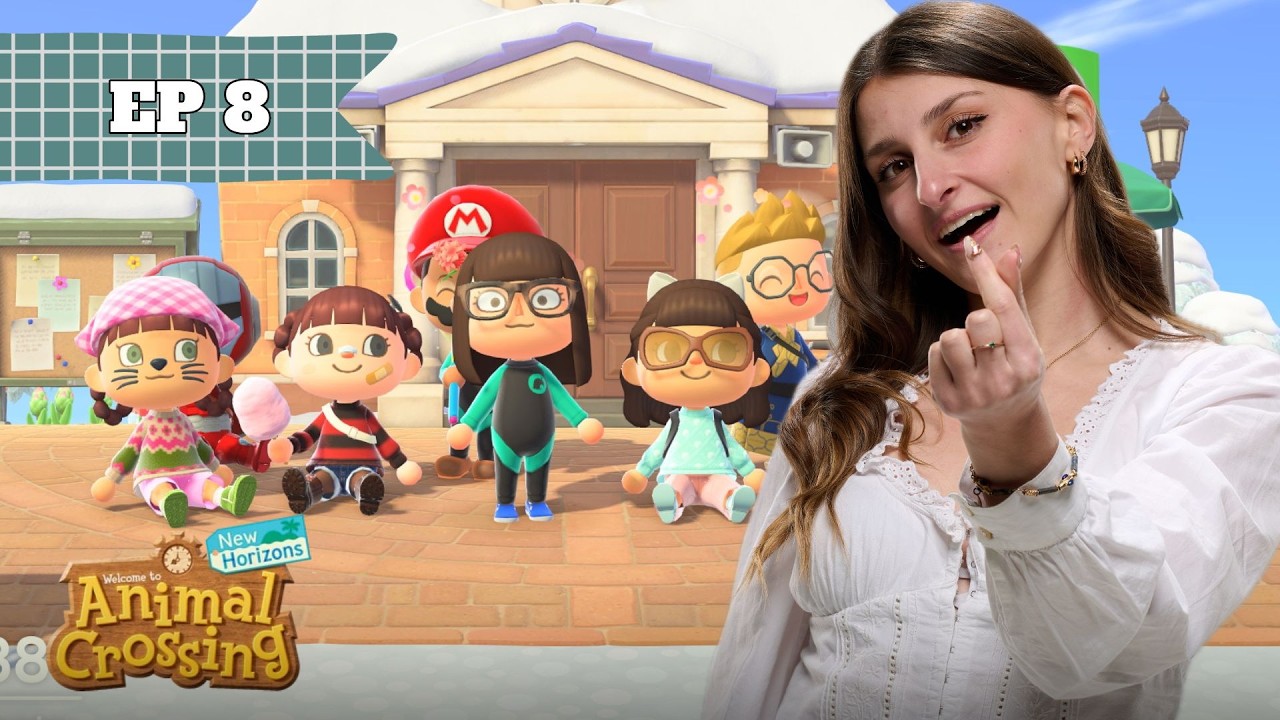 Des ABONNES viennent sur mon ILE !!!! (Lets play ACNH switch 2 ep 8)