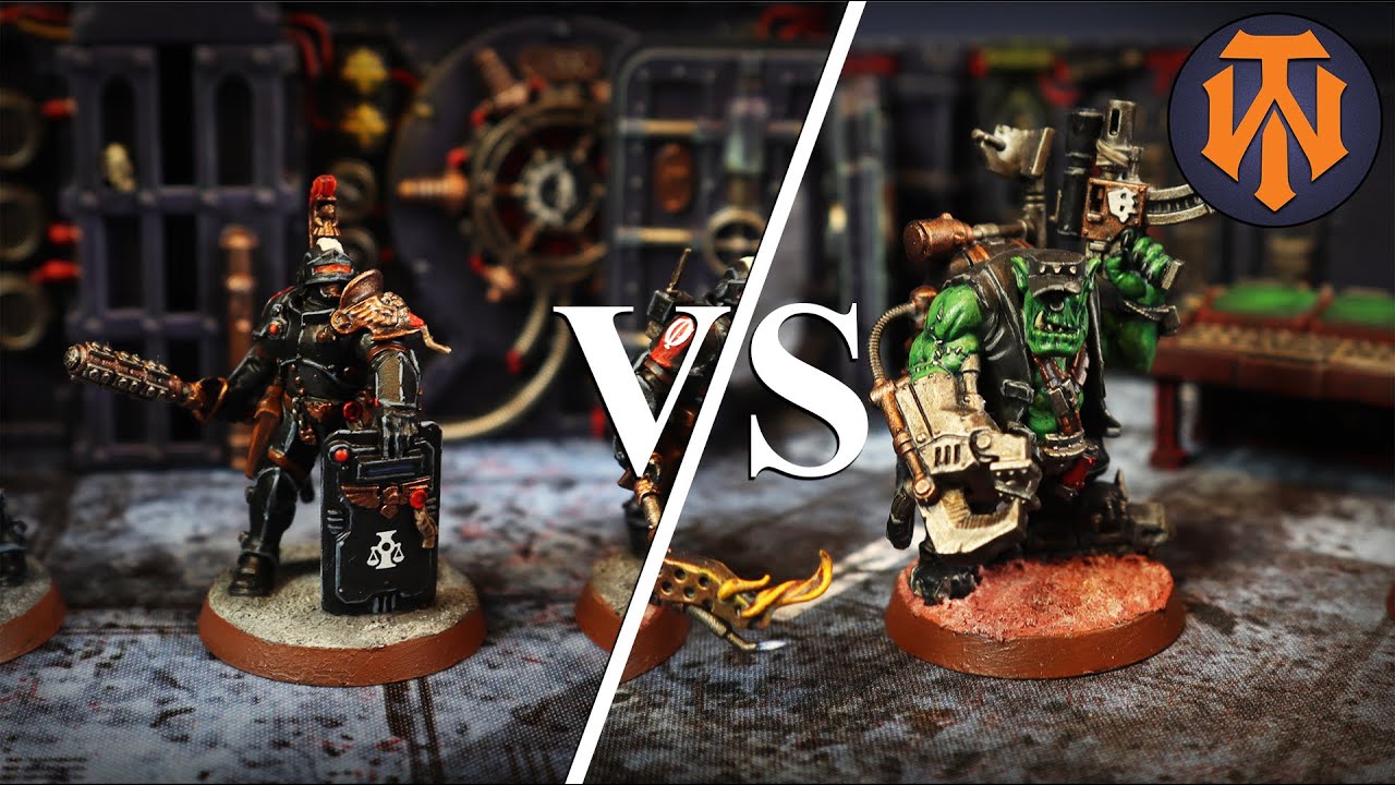 #61 KT Into The Dark - Adeptus Arbites VS Ork Kommandos - Battle Report, Kill Team, Warhammer 40k