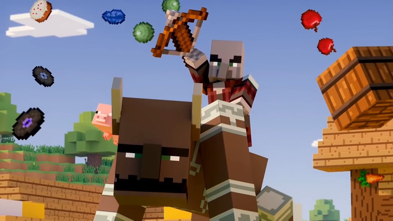 Illager raid №10|Minecraft raids