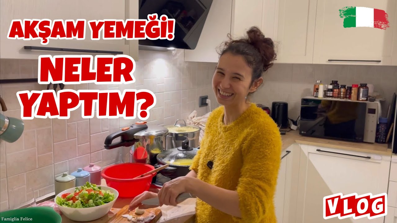 Akşam Yemeğinde Neler Yaptım? | Evde Bir Akşam #evyemekleri  #AileVlog #AkşamYemeği 