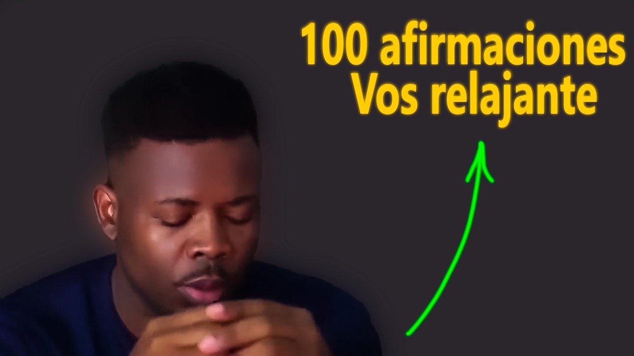 4 HORAS de  AFIRMACIONES SUSURRADAS para DORMIR con voz relajante