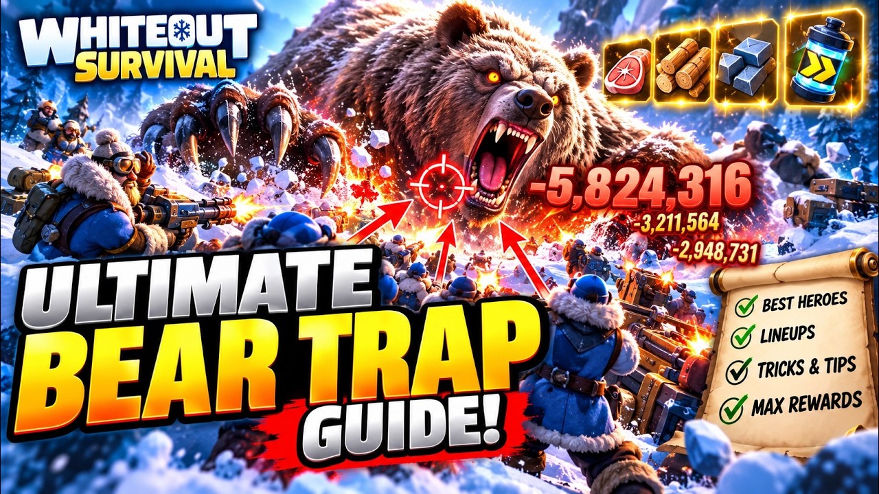 ULTIMATE Bear Trap Guide! How to MAX Your Damage 🐻🔥 | Whiteout Survival