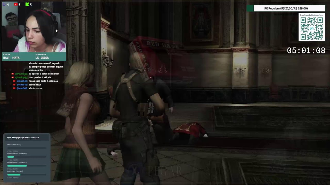 Resident Evil 4 clássico - !pix !setup !discord