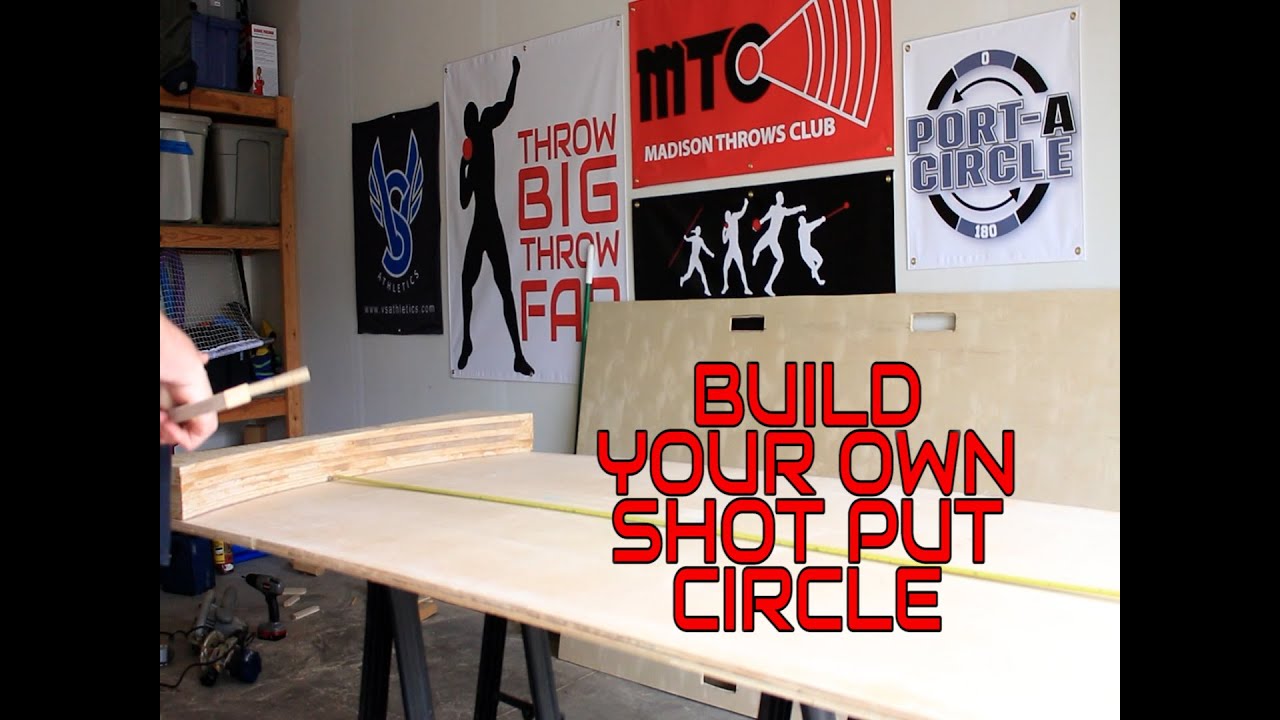 DIY SHOT PUT CIRCLE