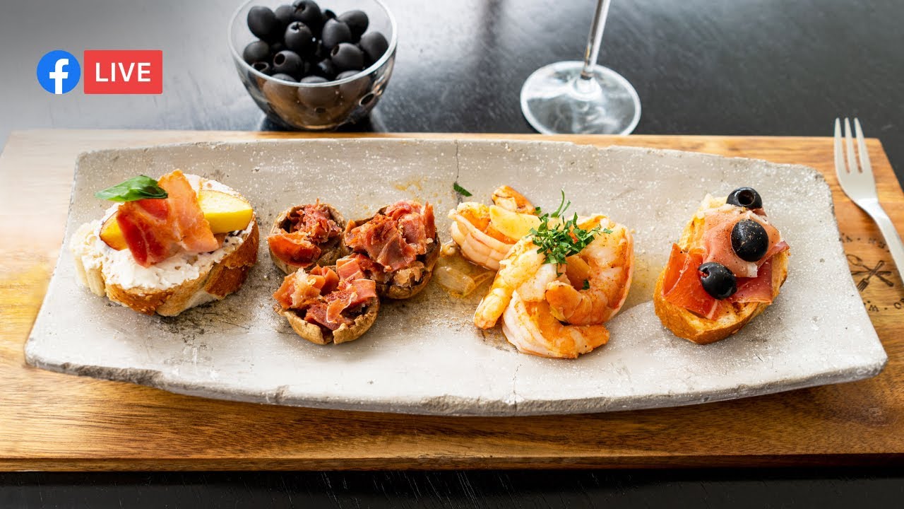 Tapas Españolas | Clase de cocina en vivo