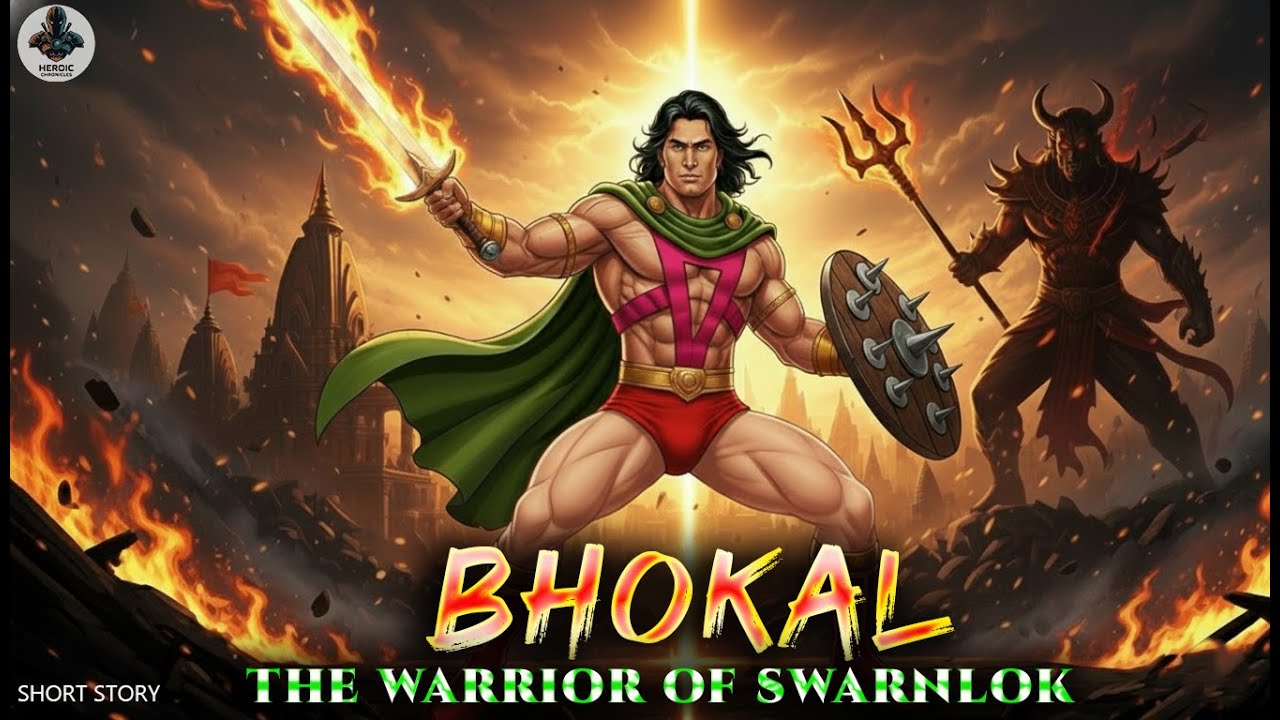 BHOKAL: THE WARRIOR OF SWARNLOK | Short Story, Indian Superhero #indiansuperhero #rajcomics #bhokal