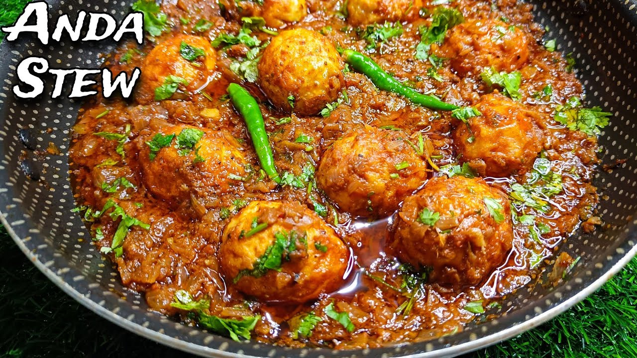 Anda Stew Recipe | Egg Stew Recipe ❤️ | Stew Recipe | Anda Recipe | Stew by Eram In The Kitchen |