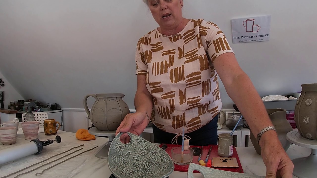 Pottery Top Tip: Decorating Thrown Pieces with Spaghetti Coils - Pottery Video/Tutorial
