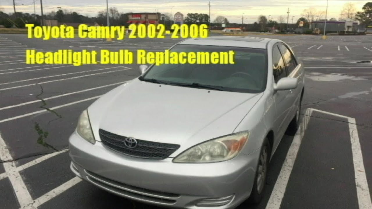Замена лампы в фарах CAMRY 2002-2006 = ЛЕГКО