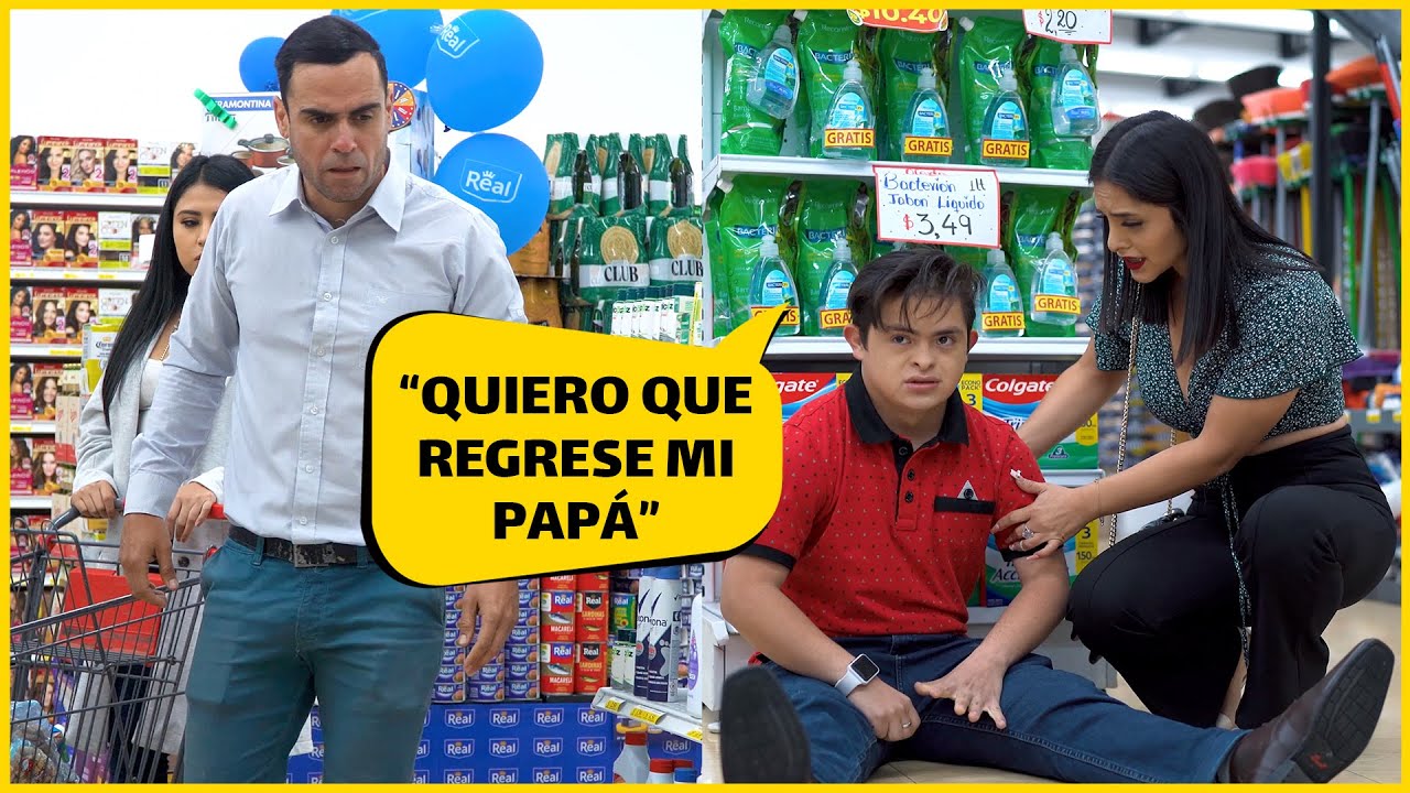 0bligaba a su hijo a que sea malcriad0 para que regrese su papa