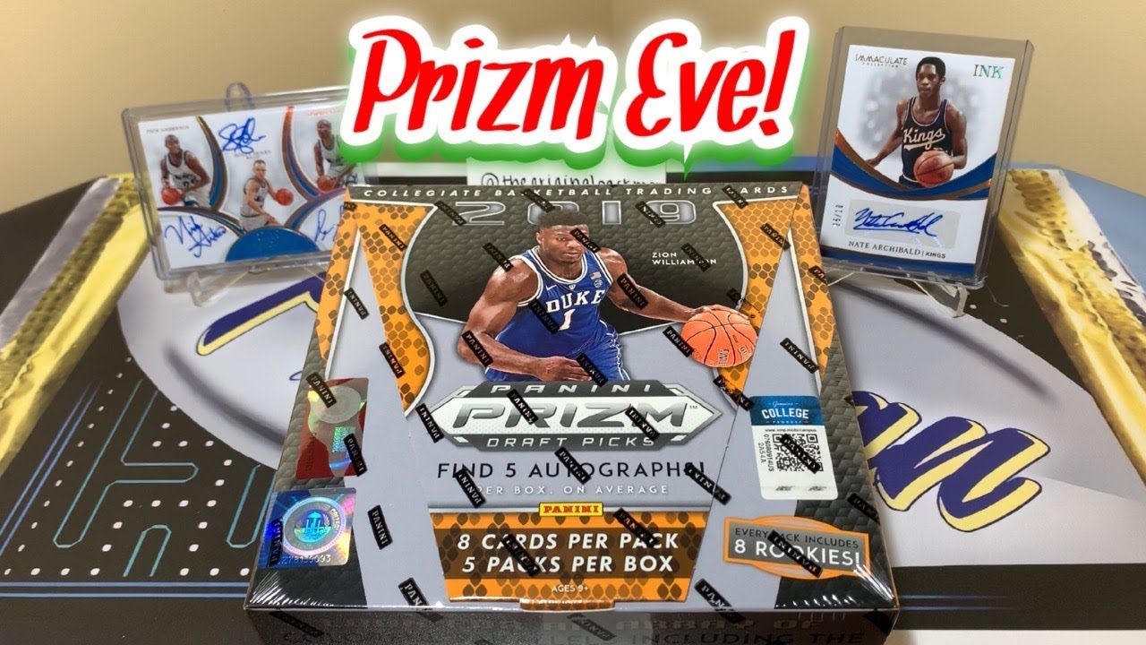 2019-20 Panini Prizm Draft Picks Collegiate Basketball Hobby Box Break - Prizm Eve!