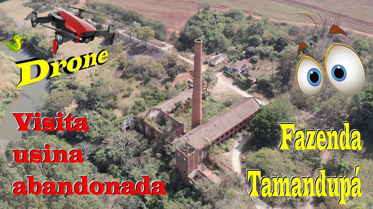 Usina de Açúcar Abandonada na fazenda Tamandupá / Abandoned Sugar Mill - Brazil #Drone Legal EP.20