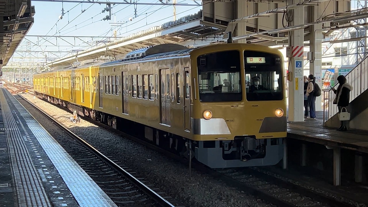 西武101系 263編成 小手指駅入線～発車 '26.03.08