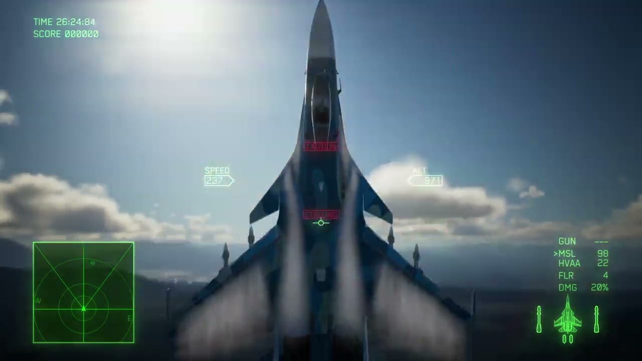 Ace combat 7 | Post stall manuever: Su-33