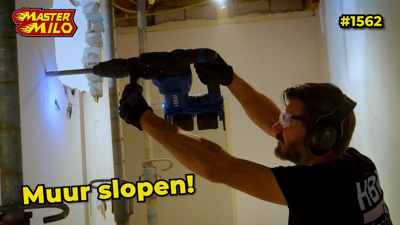 Nieuwe boorhamer testen in de woning! #1562