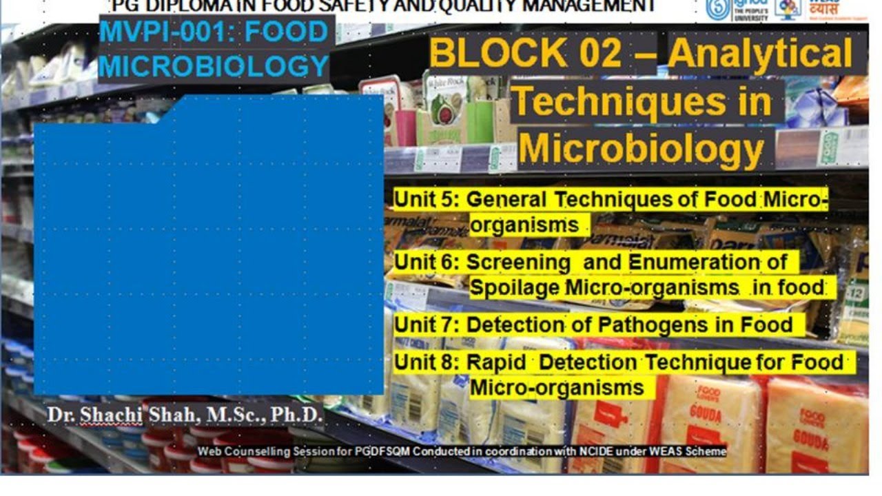 Analytical Techniques in Microbiology