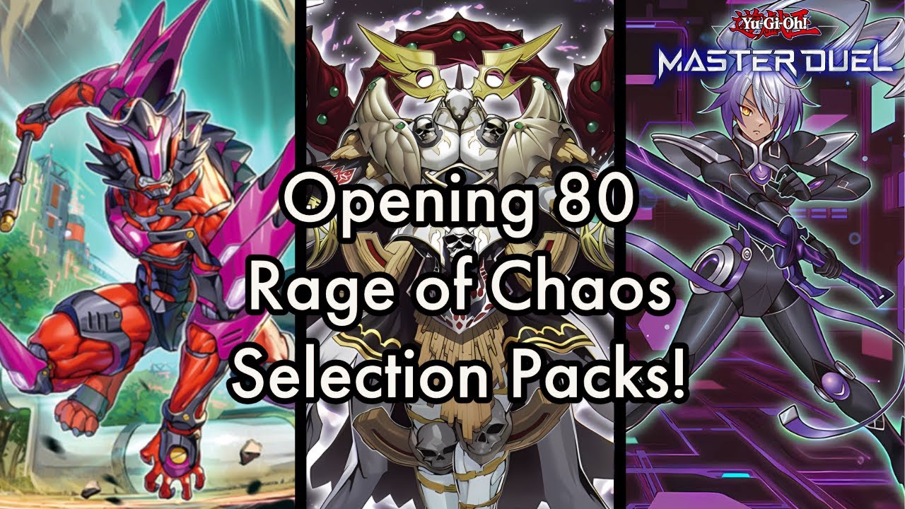 Opening 80 OF THE NEW Rage of Chaos SELECTION PACK!