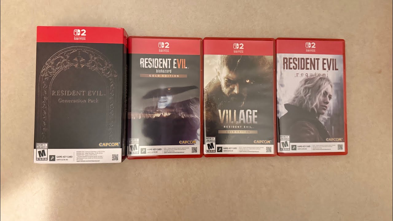 Unboxing Resident Evil Generation Pack (Game Key Card) - Nintendo Switch 2